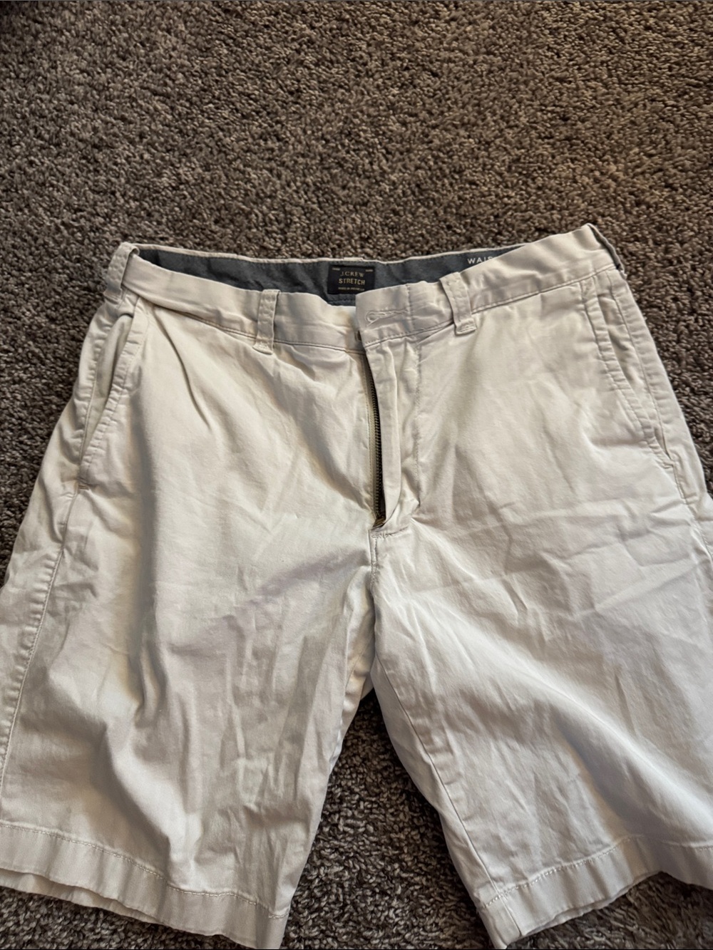 J. Crew Light Beige Cotton Chino Shorts